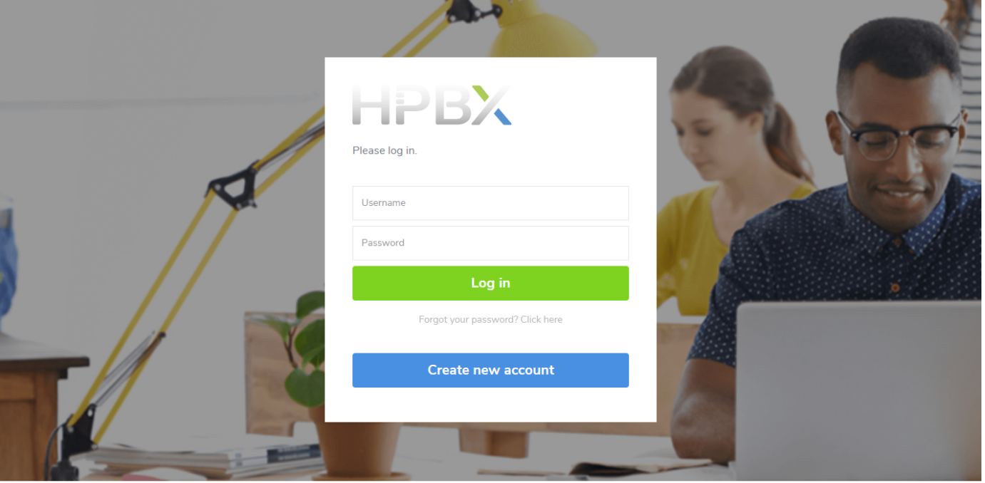 Login to your HPBX account